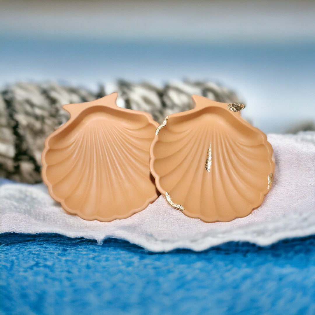 Coupelle en coquillage marron clair