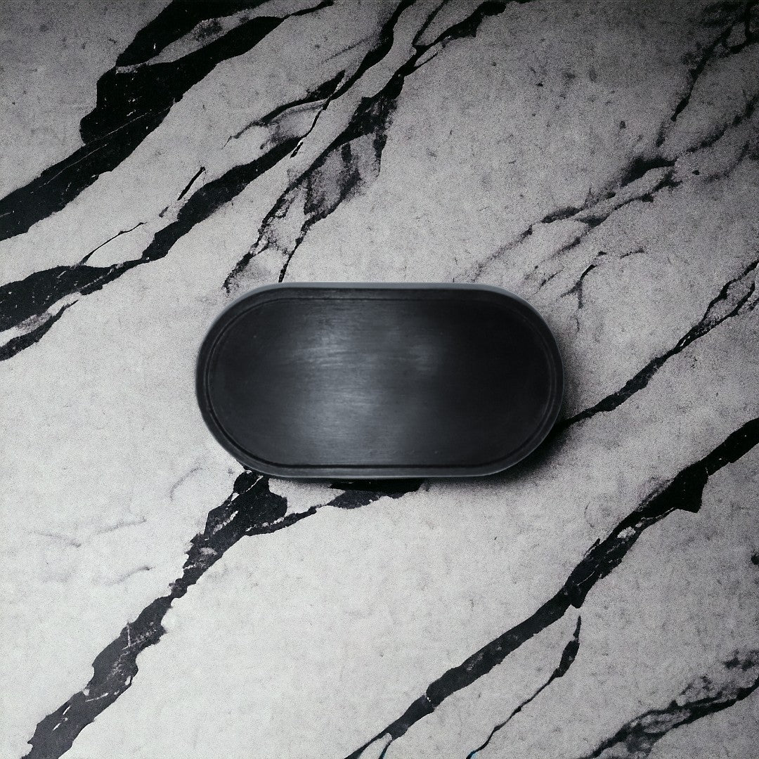 Plateau vide-poche noir