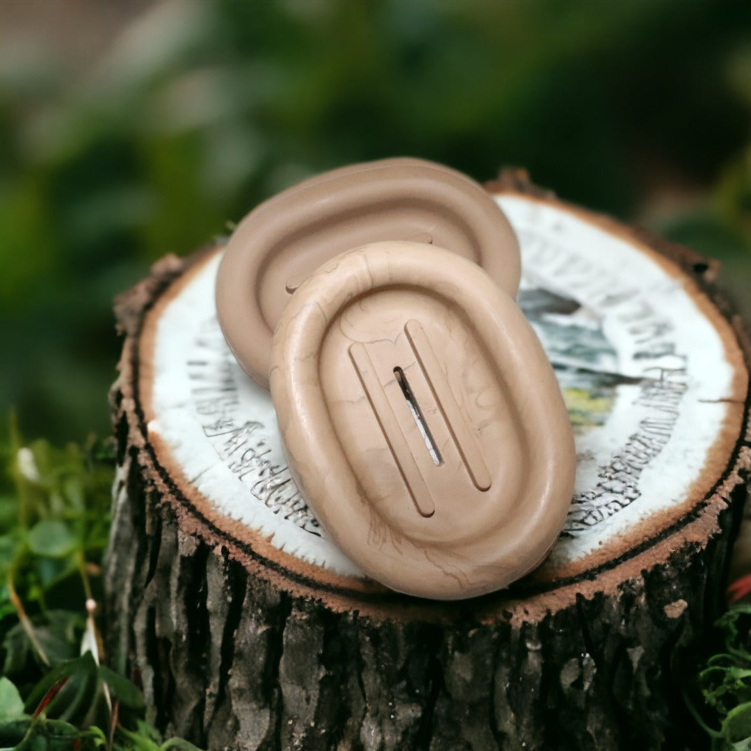 Porte-savon uni marron
