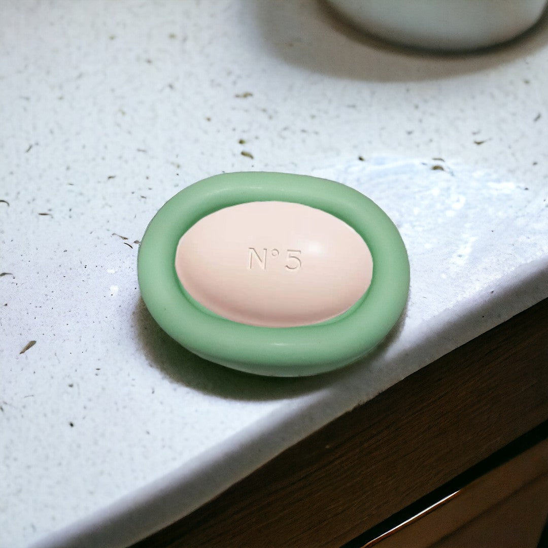 Porte-savon uni vert
