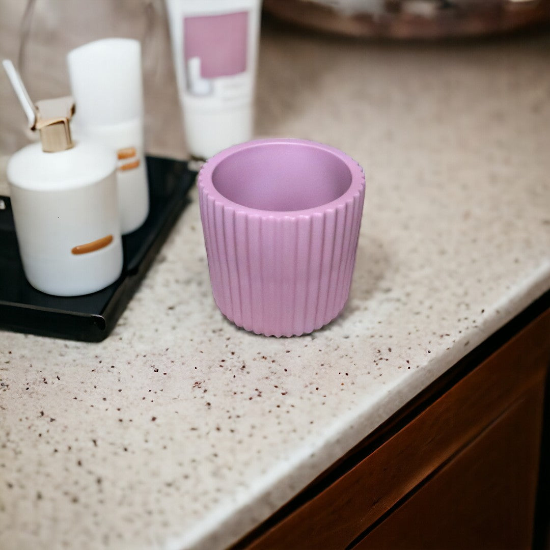 Pot de rangement violet